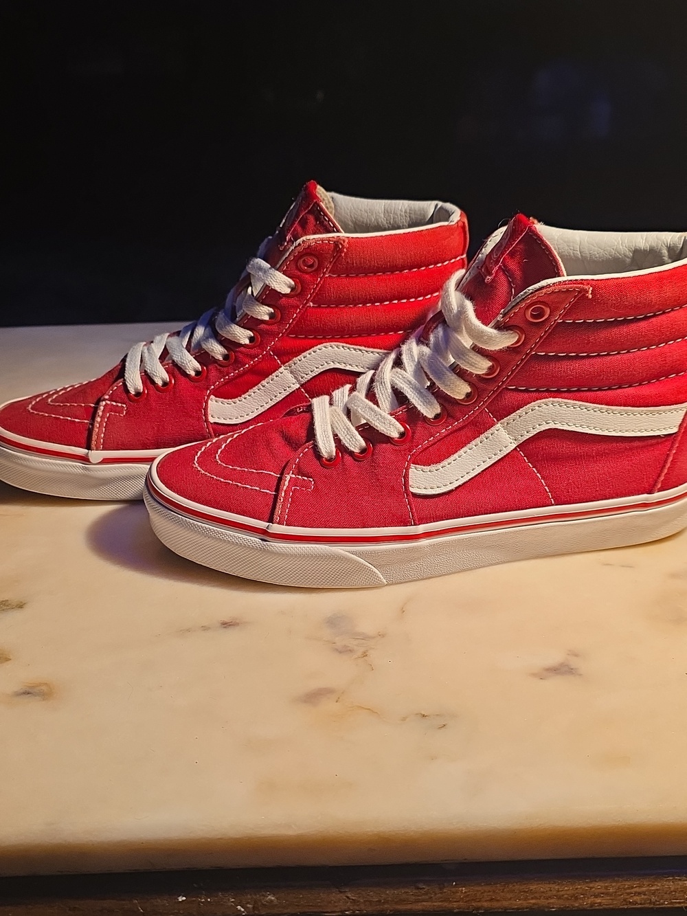 Vans Sk8-Hi "Racing Red" - Picture 3 of 5